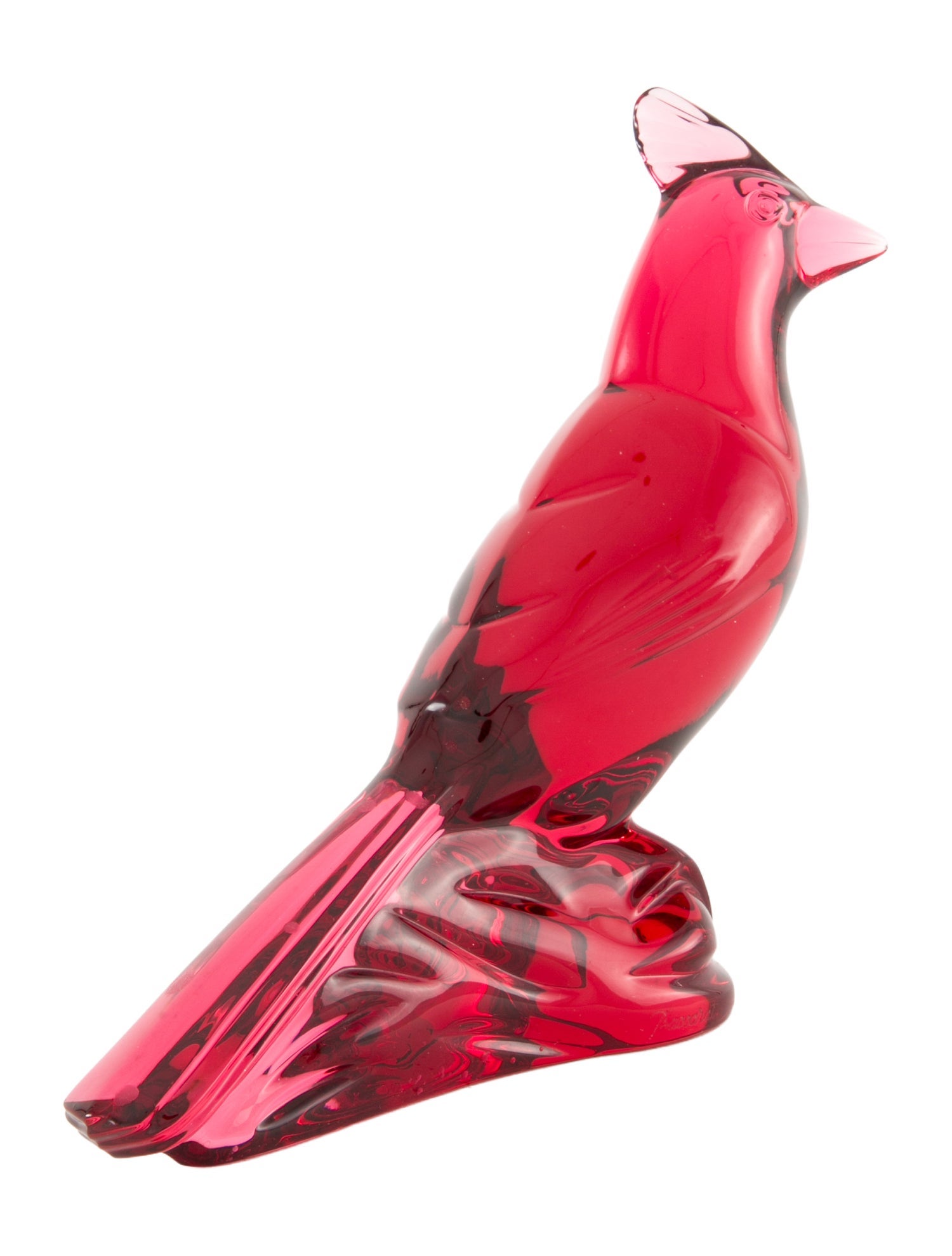 Baccarat Crystal Cardinal Figurine