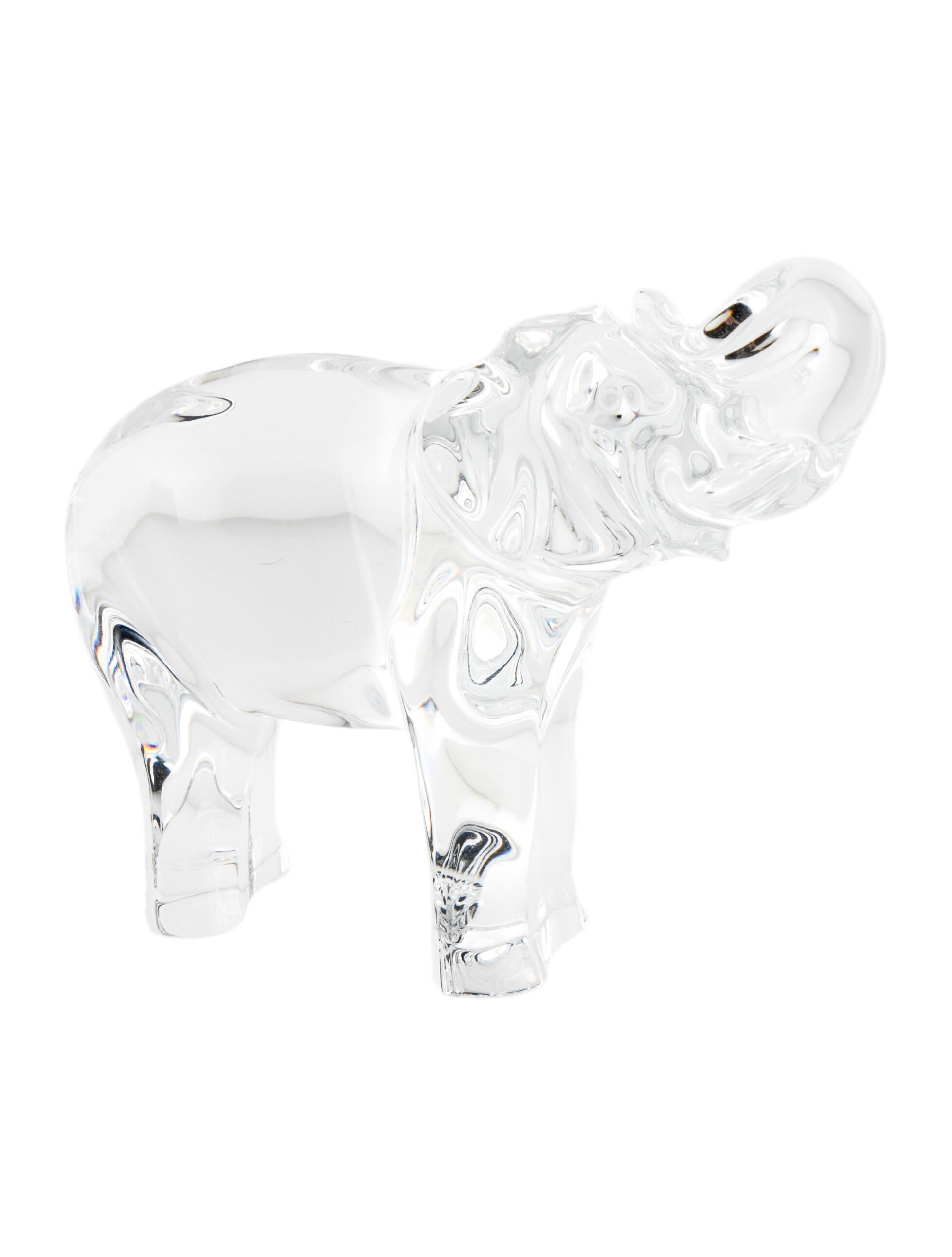 Baccarat Crystal Elephant Figurine