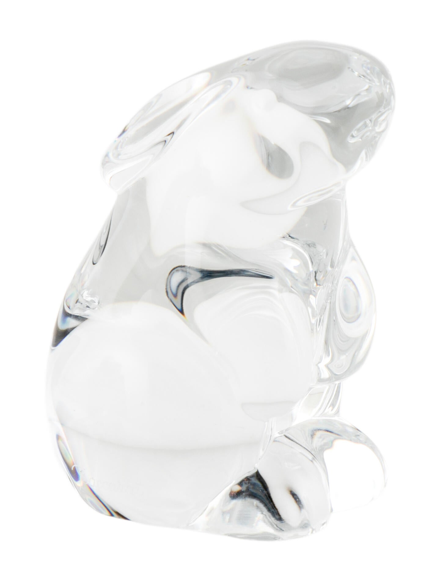 Baccarat Crystal Bunny Figurine