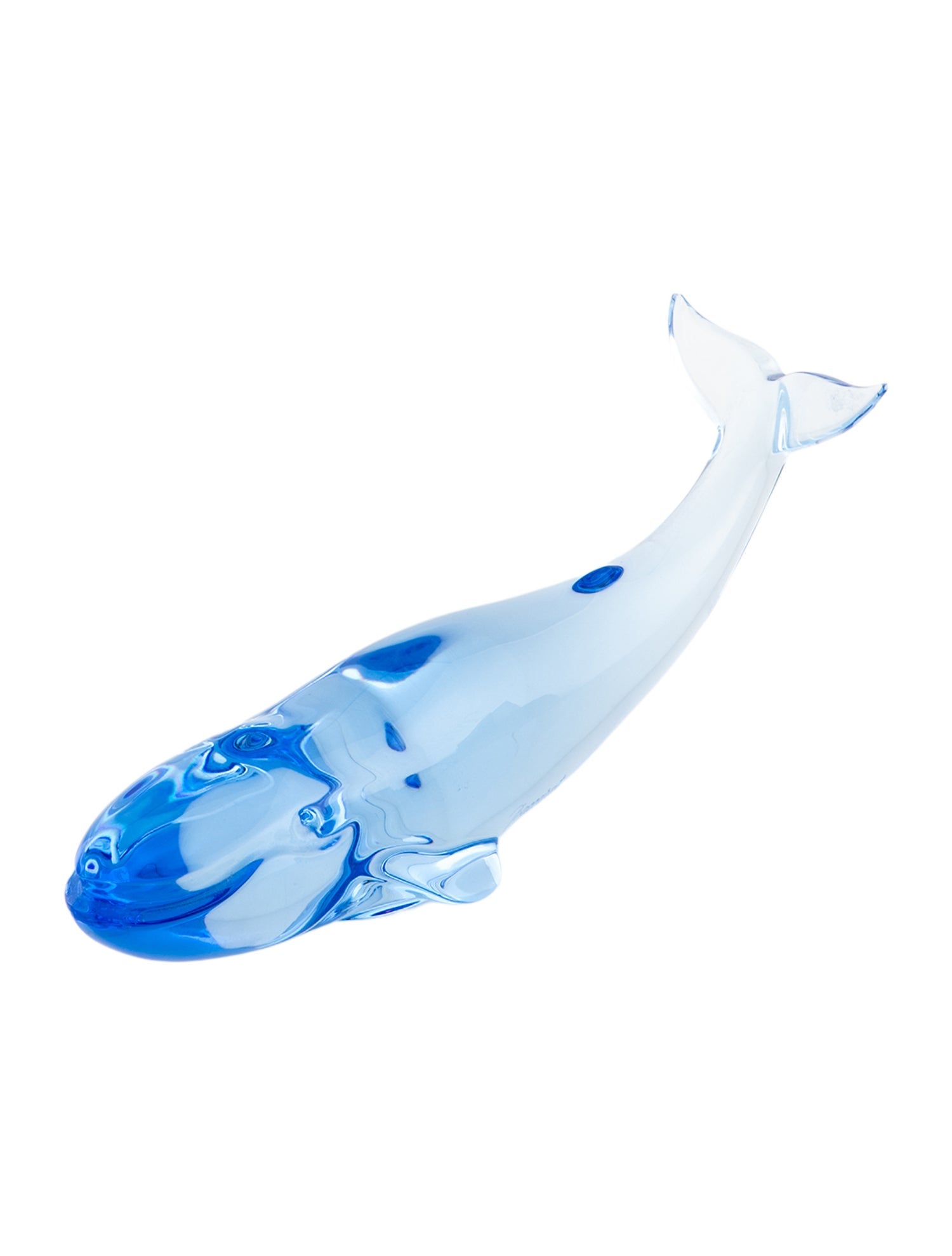 Baccarat Crystal Whale Figurine