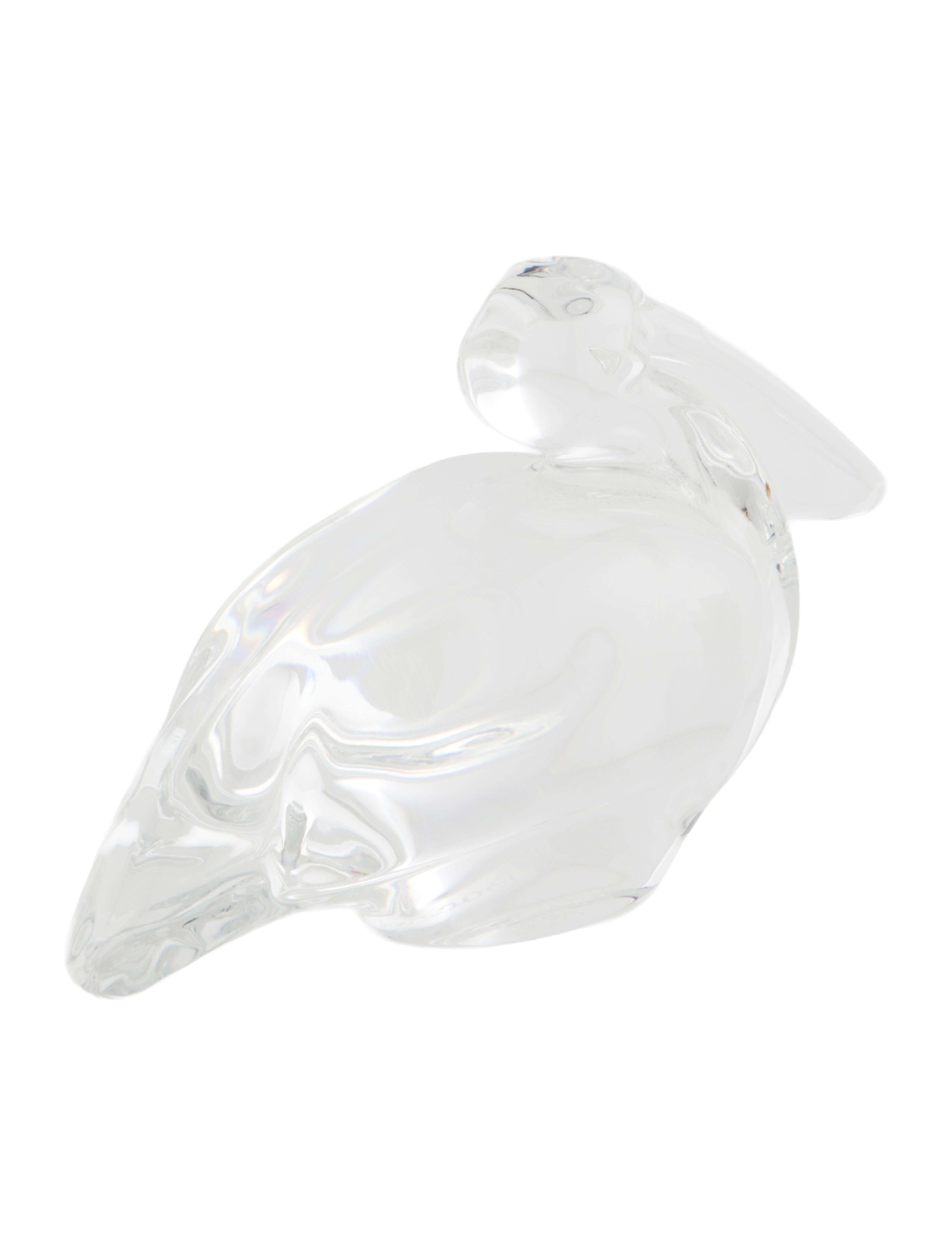 Baccarat Crystal Pelican Figurine