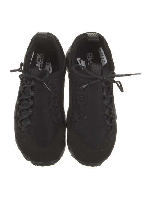 Black Comme des Garçons x Nike Suede Printed Athletic Sneakers