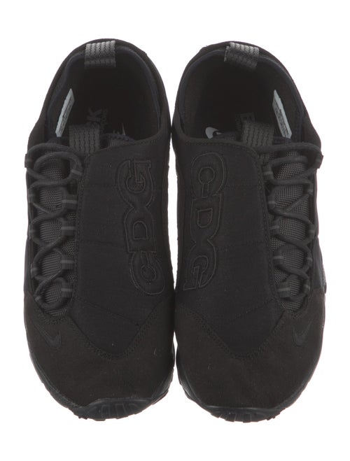 Black Comme des Garçons x Nike Suede Printed Athletic Sneakers