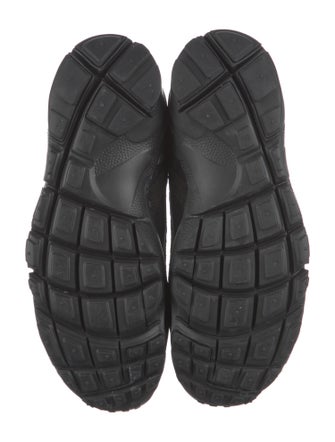 Black Comme des Garçons x Nike Suede Printed Athletic Sneakers