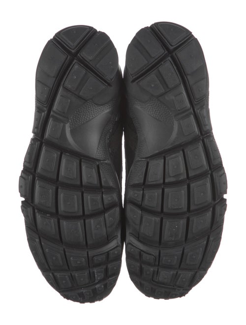 Black Comme des Garçons x Nike Suede Printed Athletic Sneakers