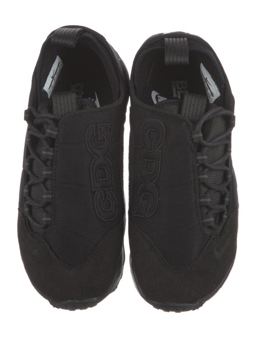 Black Comme des Garçons x Nike Suede Printed Athletic Sneakers