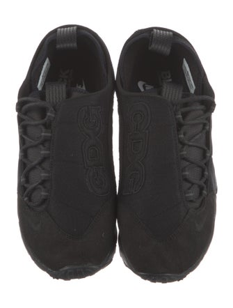 Black Comme des Garçons x Nike Suede Printed Athletic Sneakers