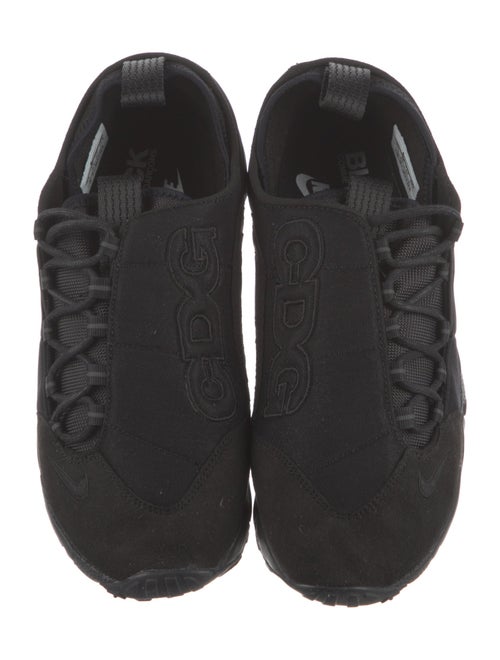 Black Comme des Garçons x Nike Suede Printed Athletic Sneakers