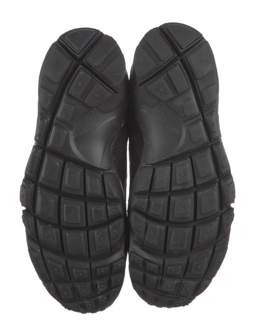 Black Comme des Garçons x Nike Suede Printed Athletic Sneakers