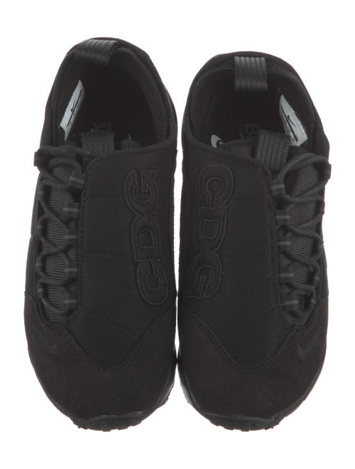 Black Comme des Garçons x Nike Suede Printed Athletic Sneakers