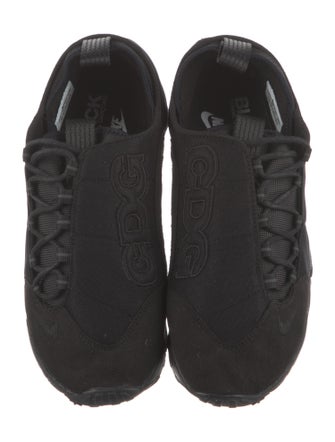 Black Comme des Garçons x Nike Suede Printed Athletic Sneakers