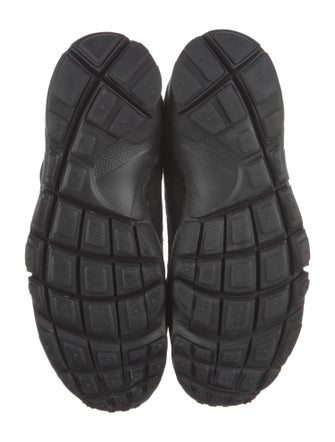 Black Comme des Garçons x Nike Suede Printed Athletic Sneakers