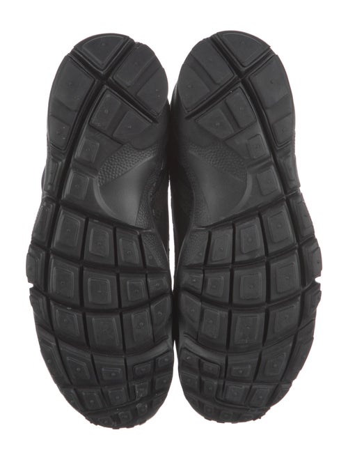 Black Comme des Garçons x Nike Suede Printed Athletic Sneakers