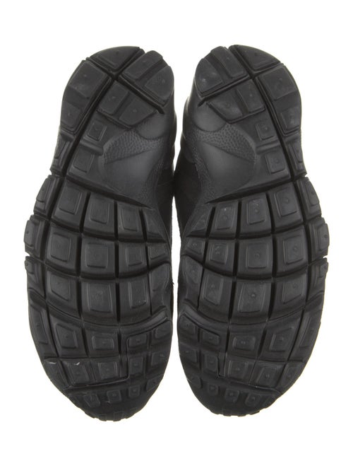 Black Comme des Garçons x Nike Suede Printed Athletic Sneakers