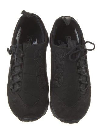 Black Comme des Garçons x Nike Nylon Printed Athletic Sneakers