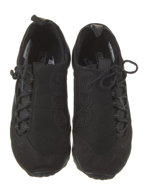 Black Comme des Garçons x Nike Nylon Printed Athletic Sneakers