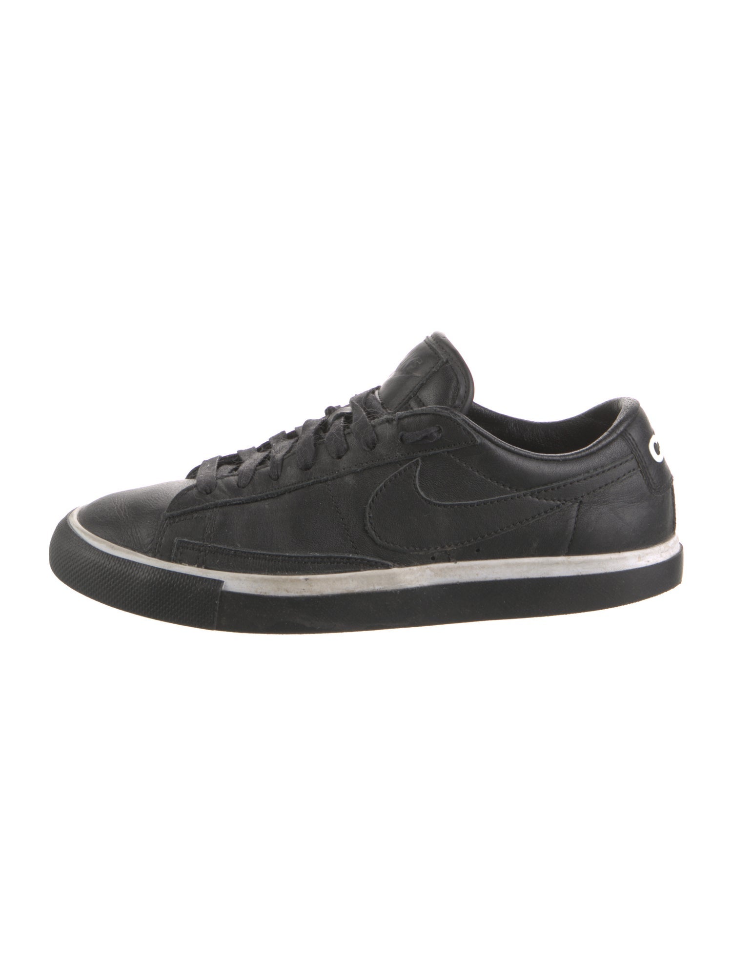 Black Comme des Garçons x Nike Leather Sneakers