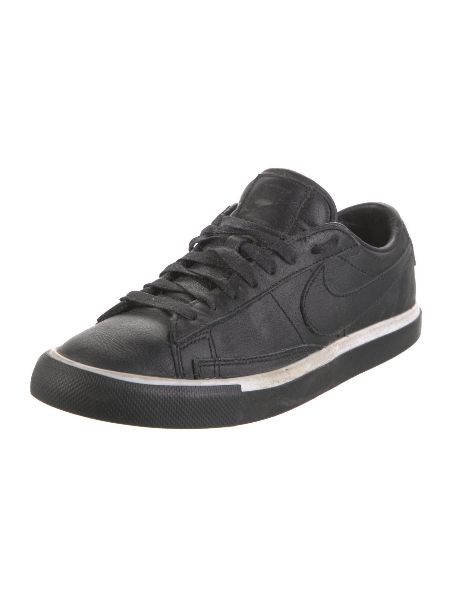 Black Comme des Garçons x Nike Leather Sneakers