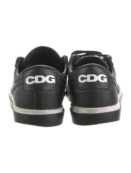 Black Comme des Garçons x Nike Leather Sneakers