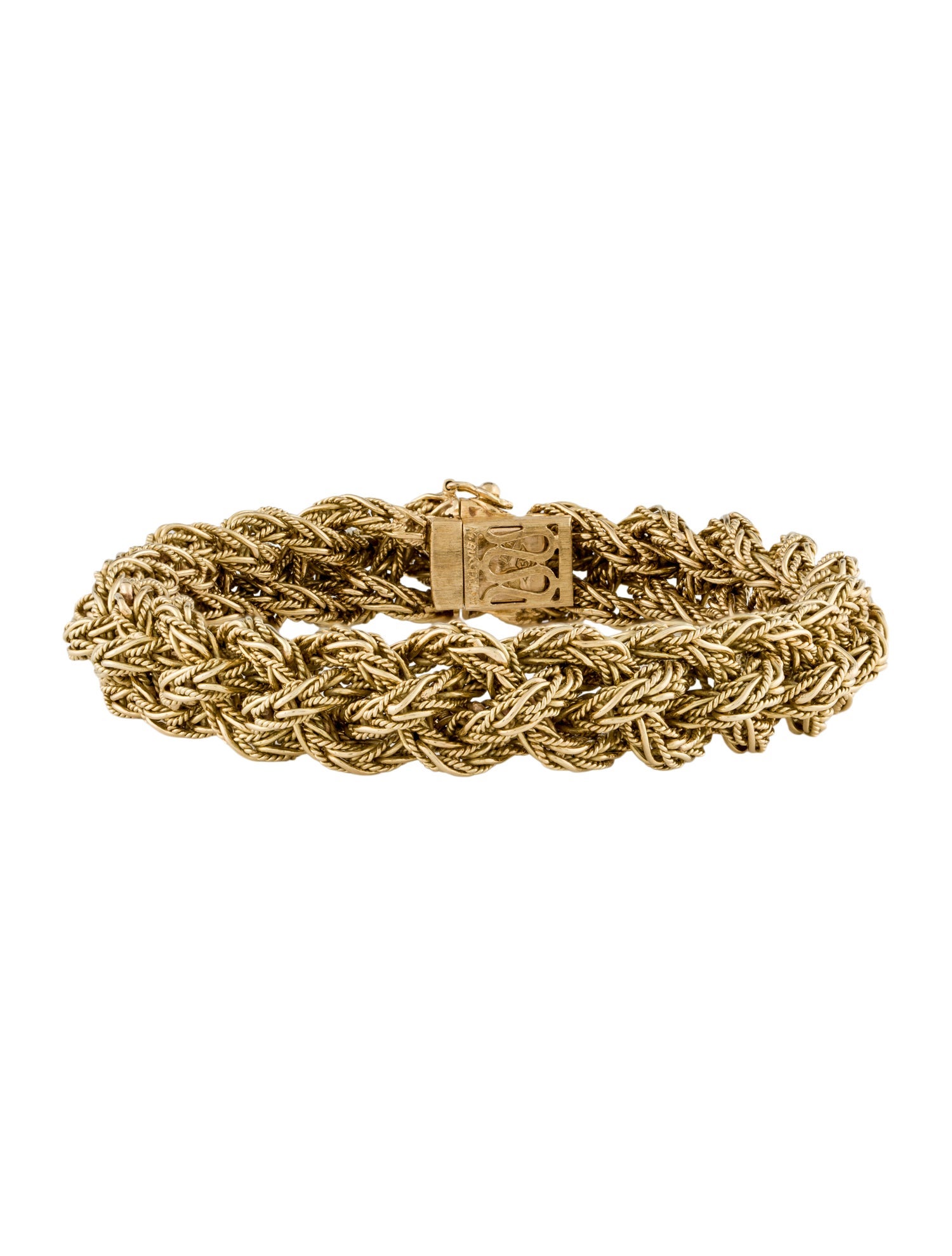 Mario Buccellati Vintage 18K Braided Bracelet