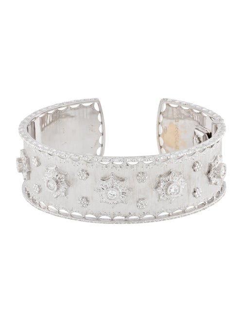 Mario Buccellati 18K Diamond Cuff Bracelet