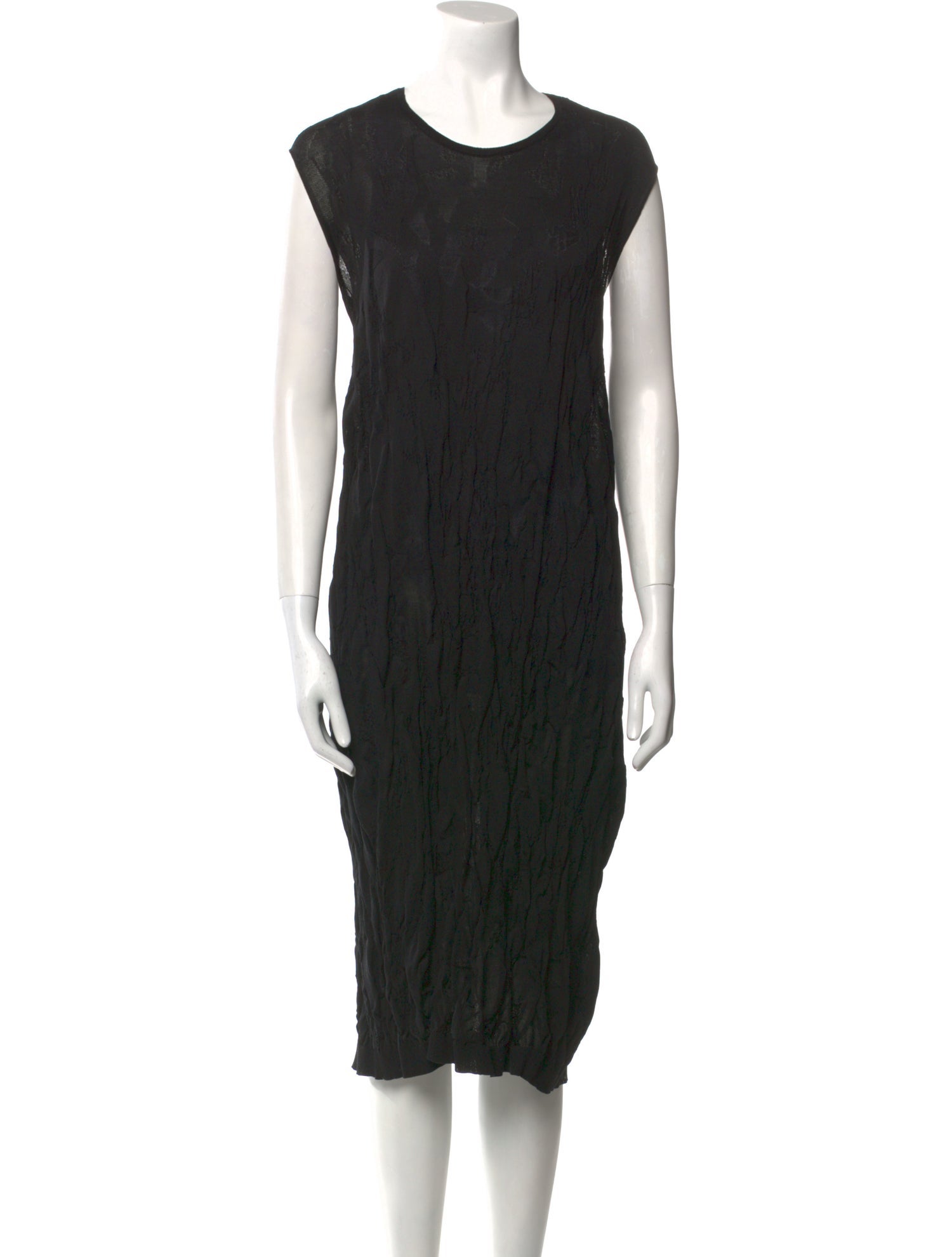 Boboutic Crew Neck Midi Length Dress