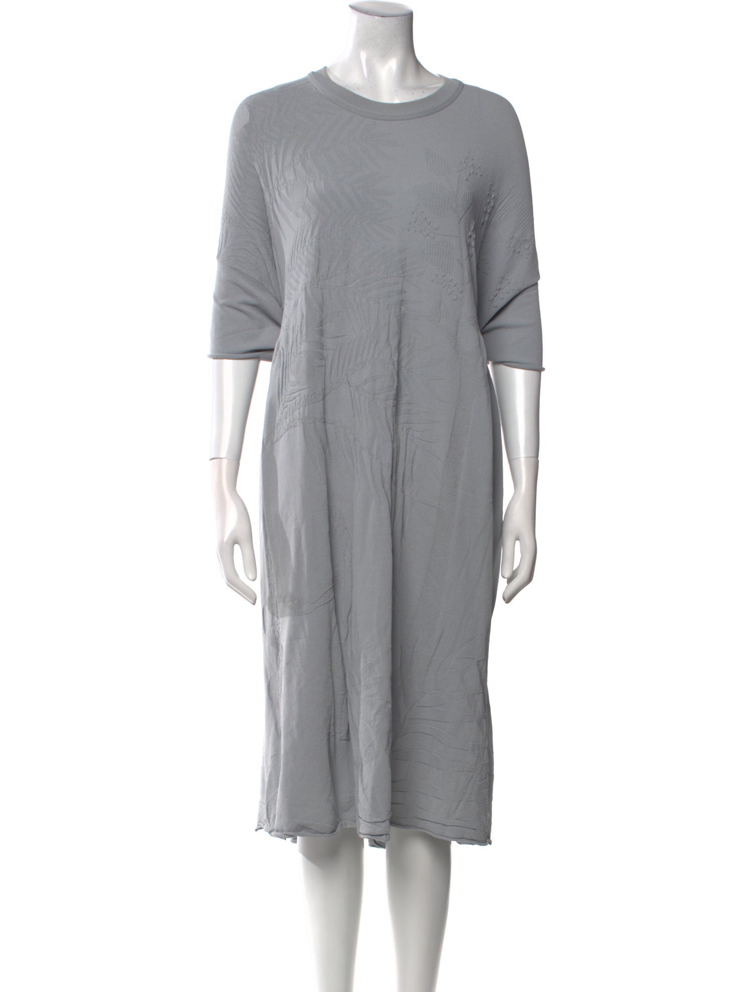 Boboutic Crew Neck Midi Length Dress