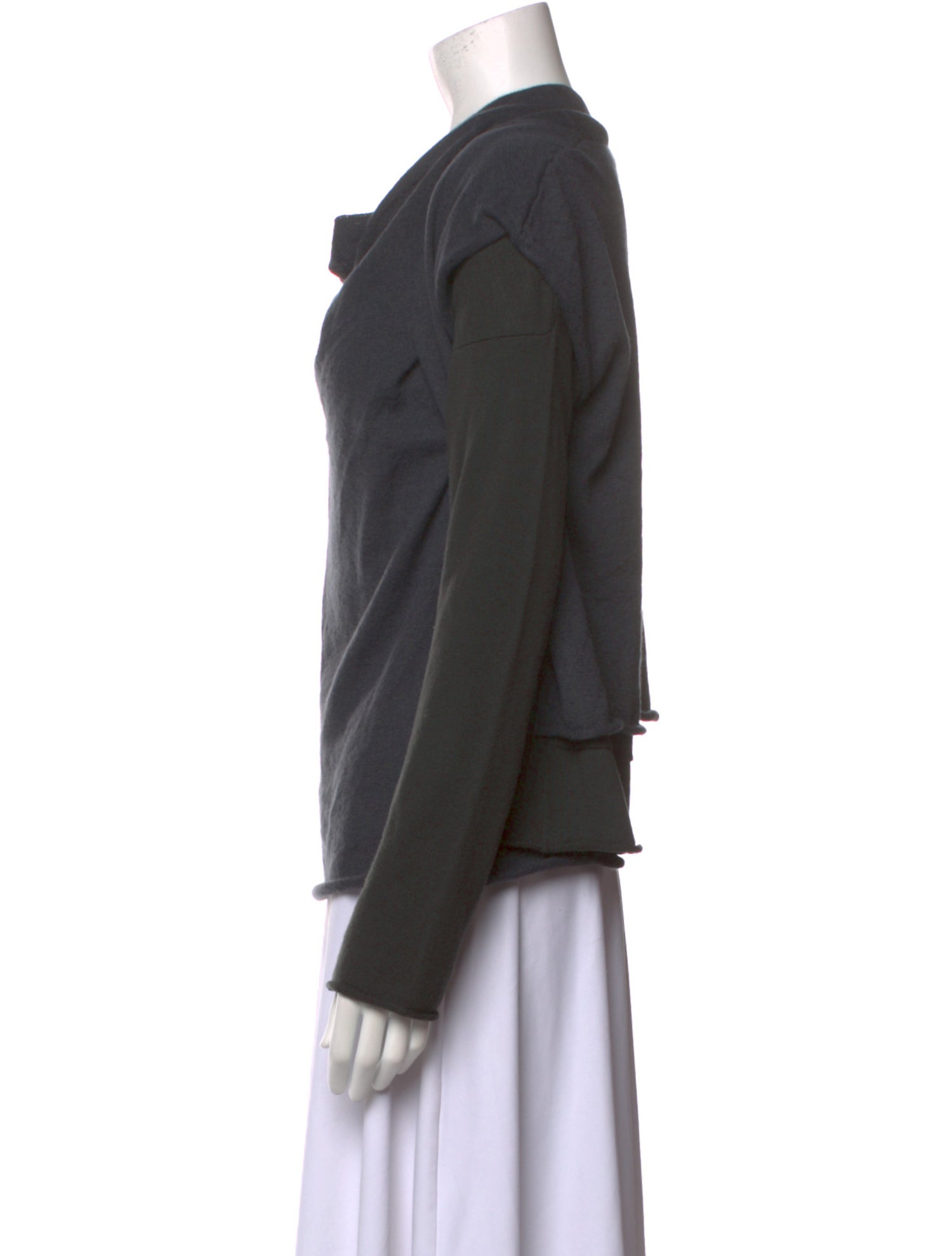 Boboutic Merino Wool Cowl Neck Sweater