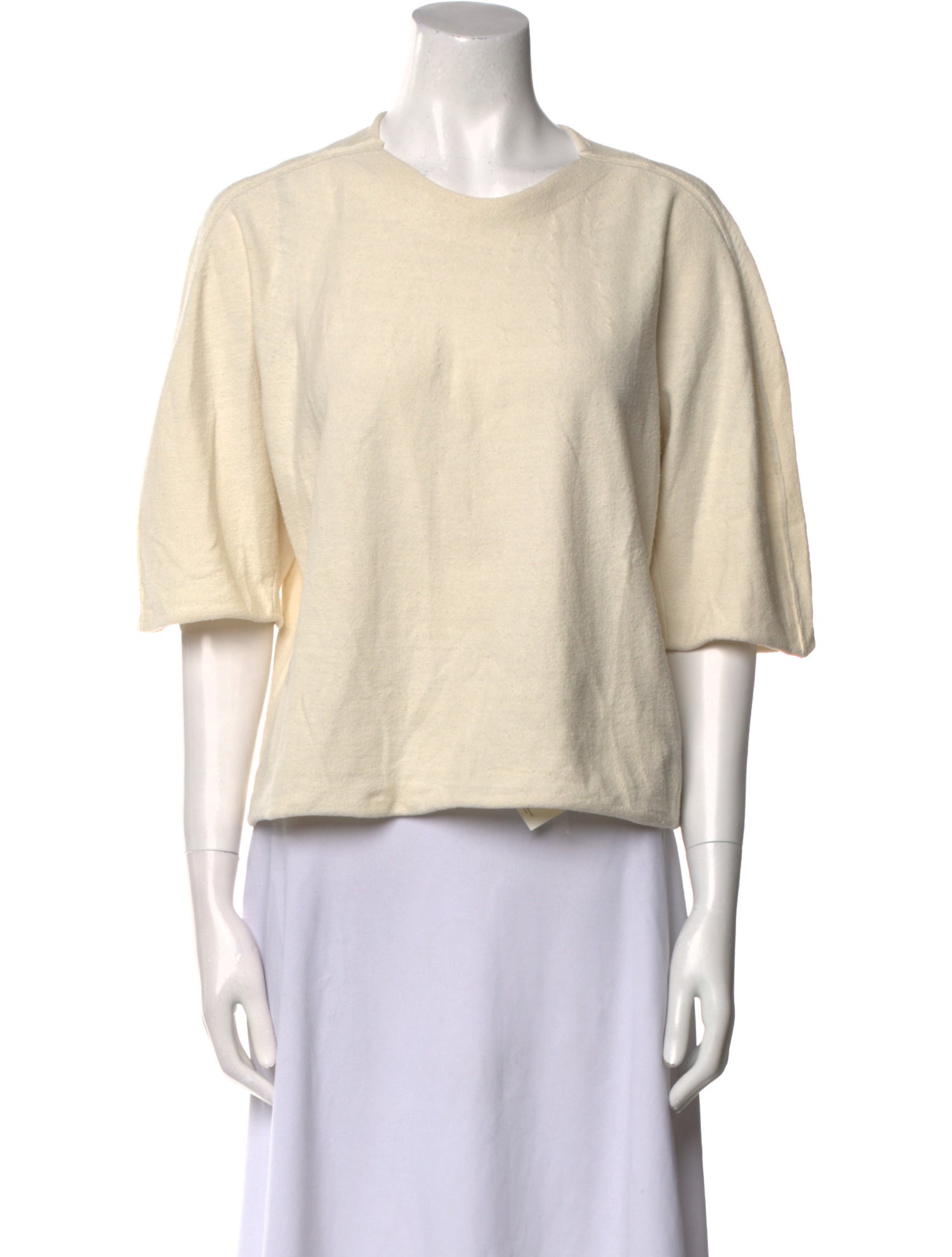 Boboutic Silk Crew Neck Blouse