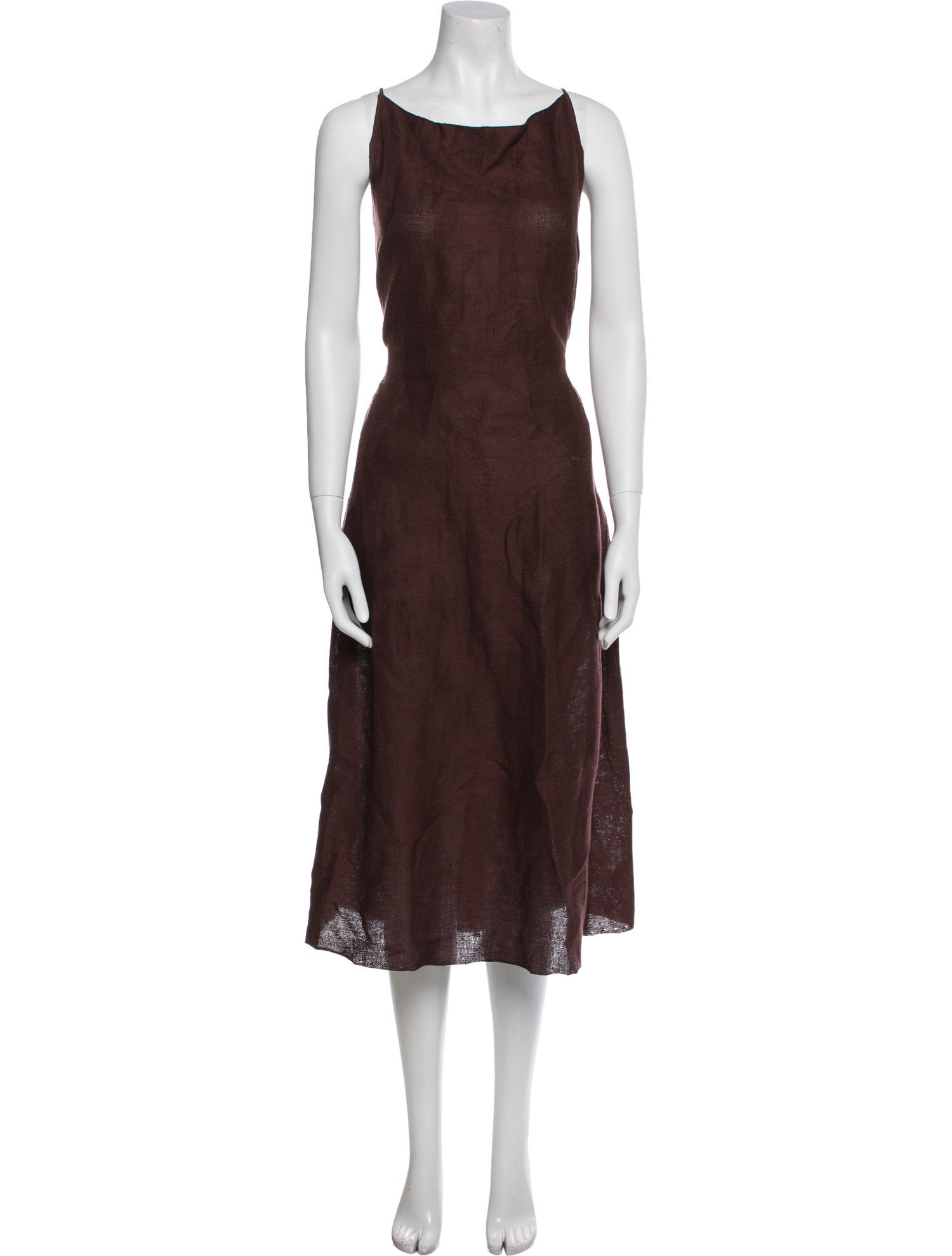 Boboutic Linen Midi Length Dress