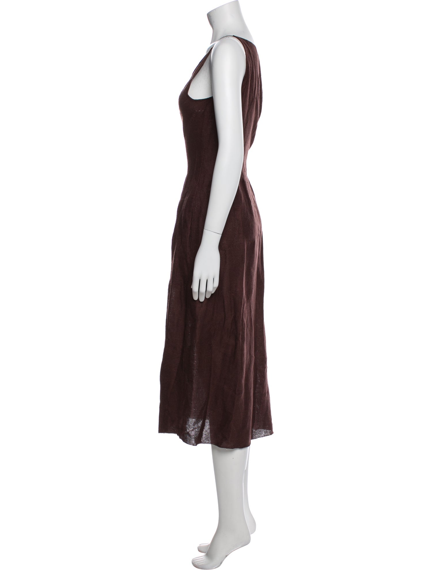 Boboutic Linen Midi Length Dress