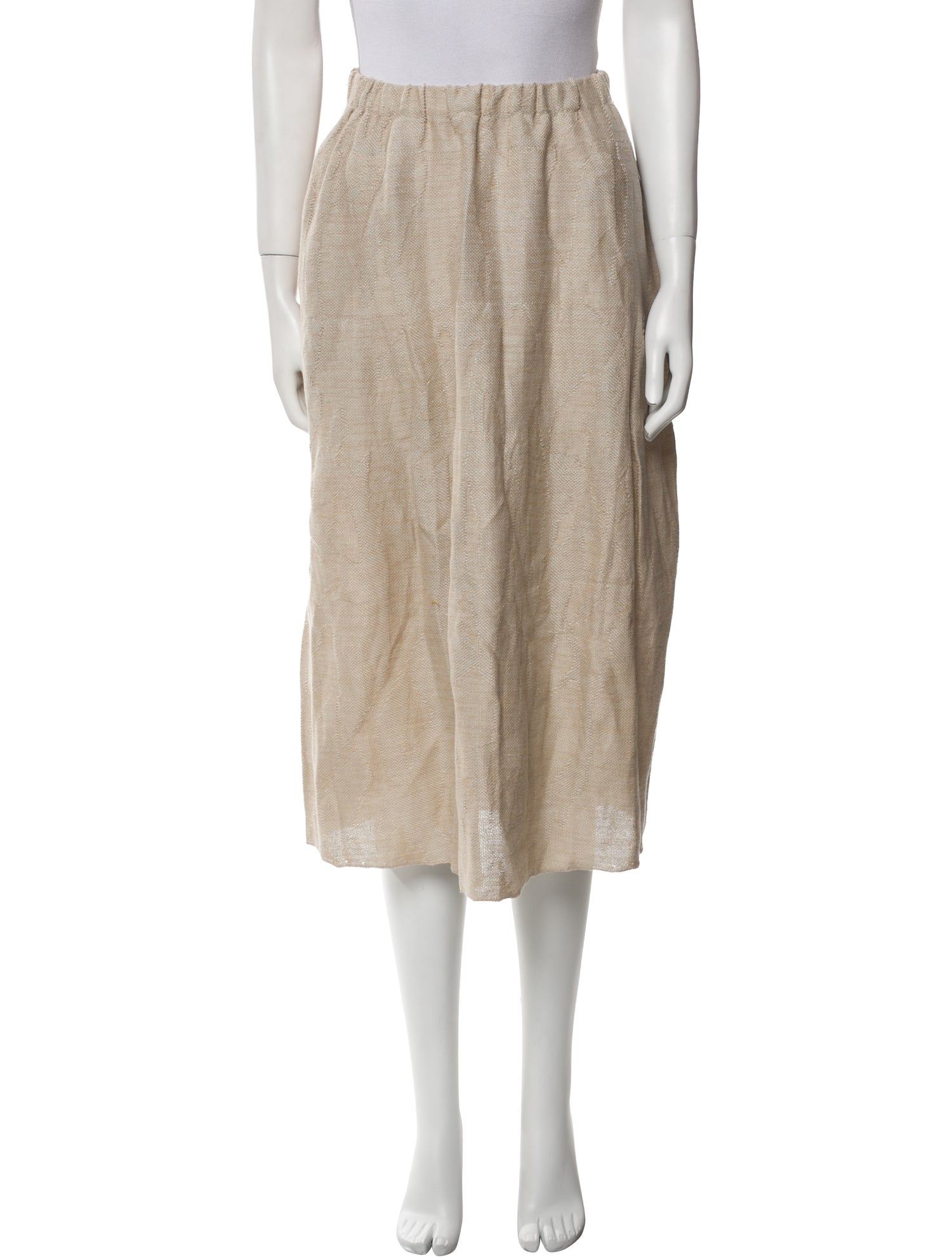 Boboutic Linen Midi Length Skirt