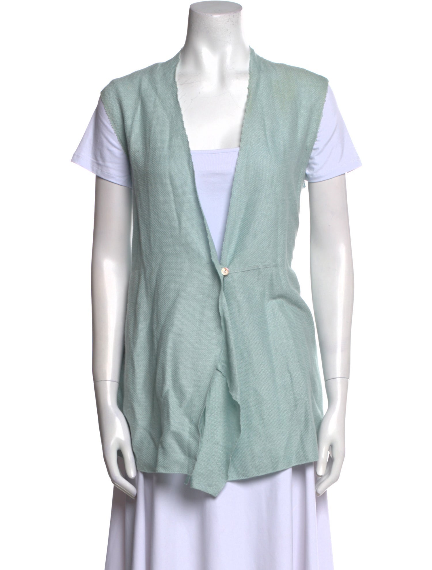 Boboutic Linen V-Neck Blouse