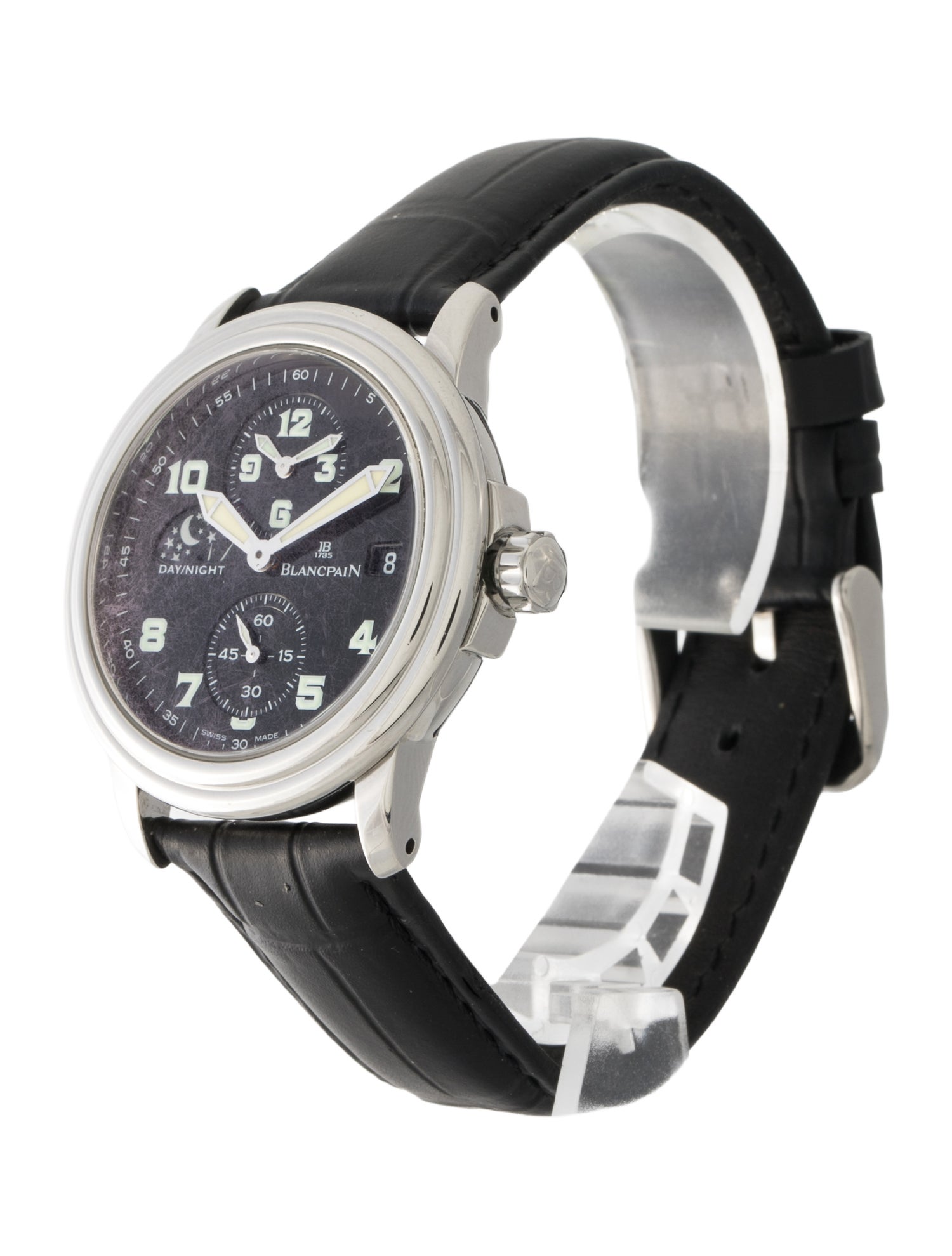 Blancpain Leman Double Time Zone Watch