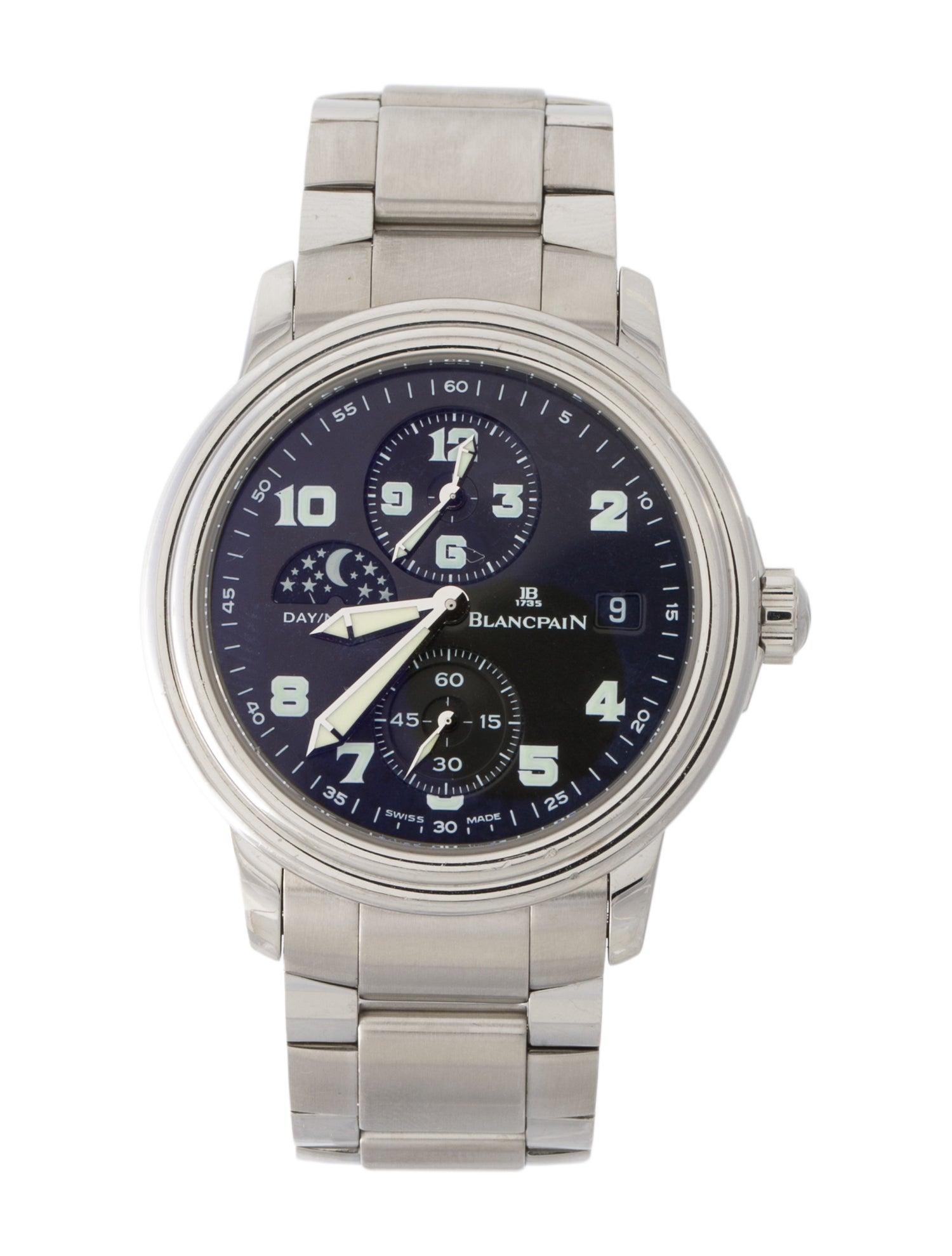 Blancpain Leman Double Time Zone Watch