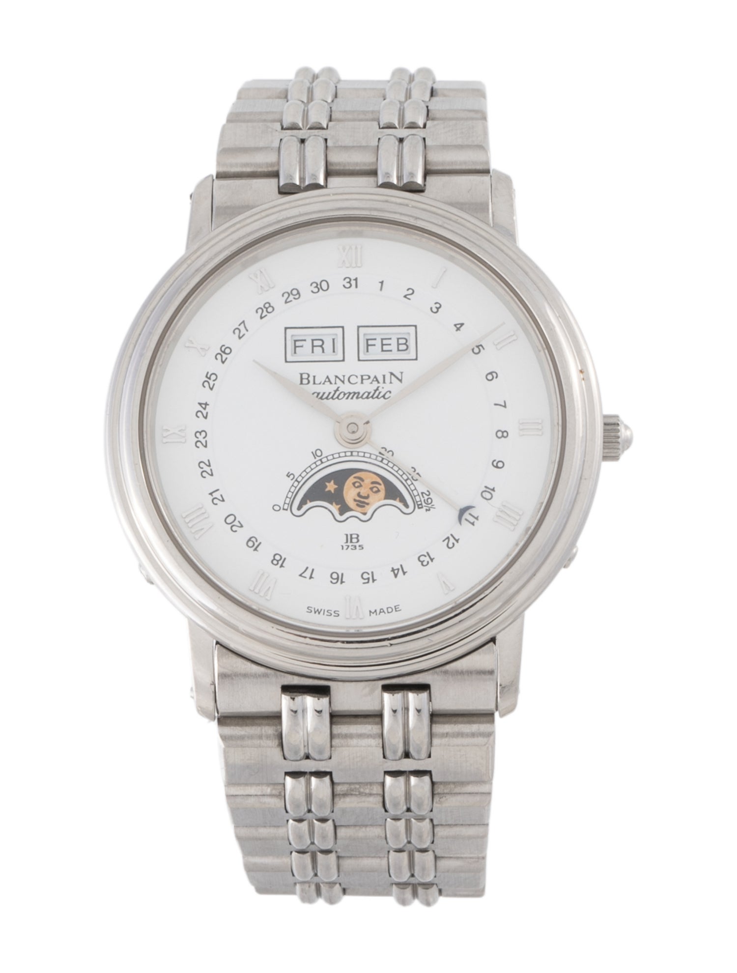 Blancpain Villeret Triple Calendar Moonphase Watch