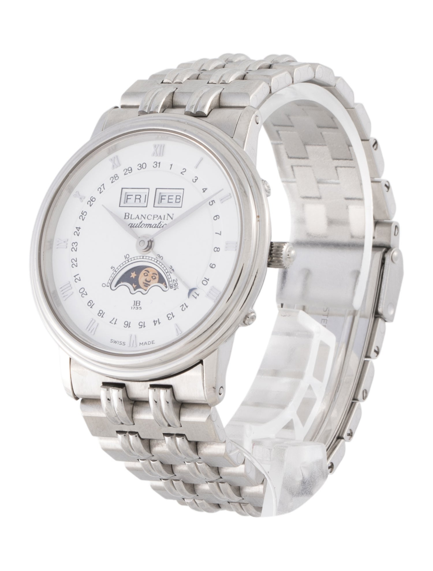 Blancpain Villeret Triple Calendar Moonphase Watch