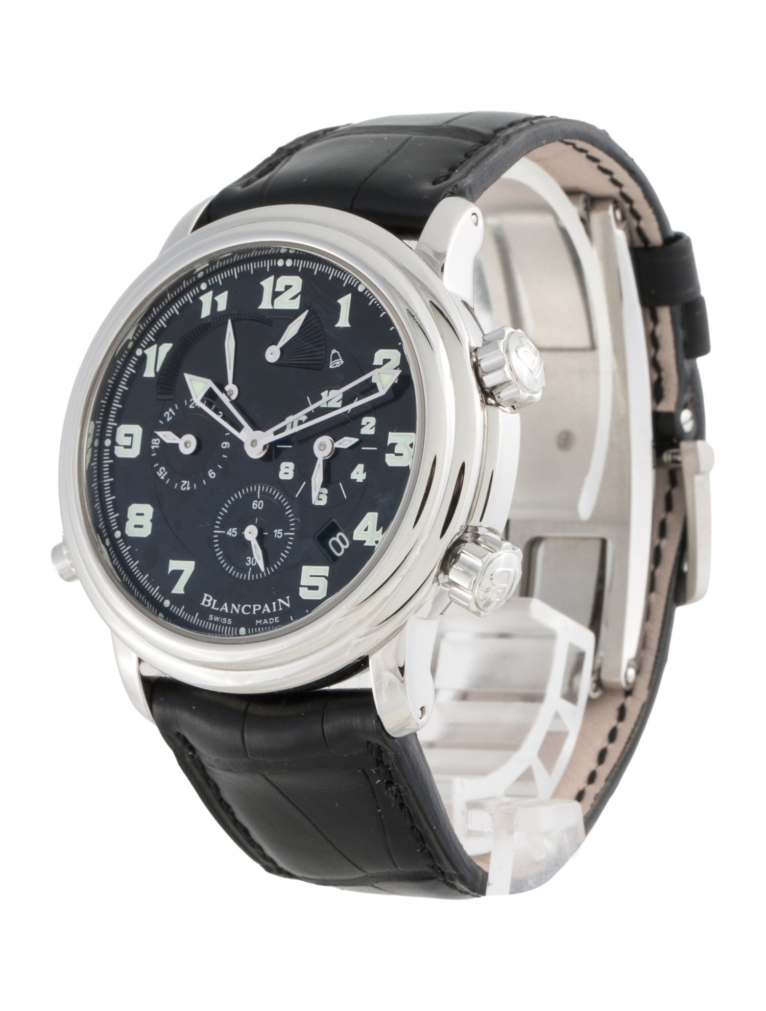 Blancpain Leman Reveil GMT Watch