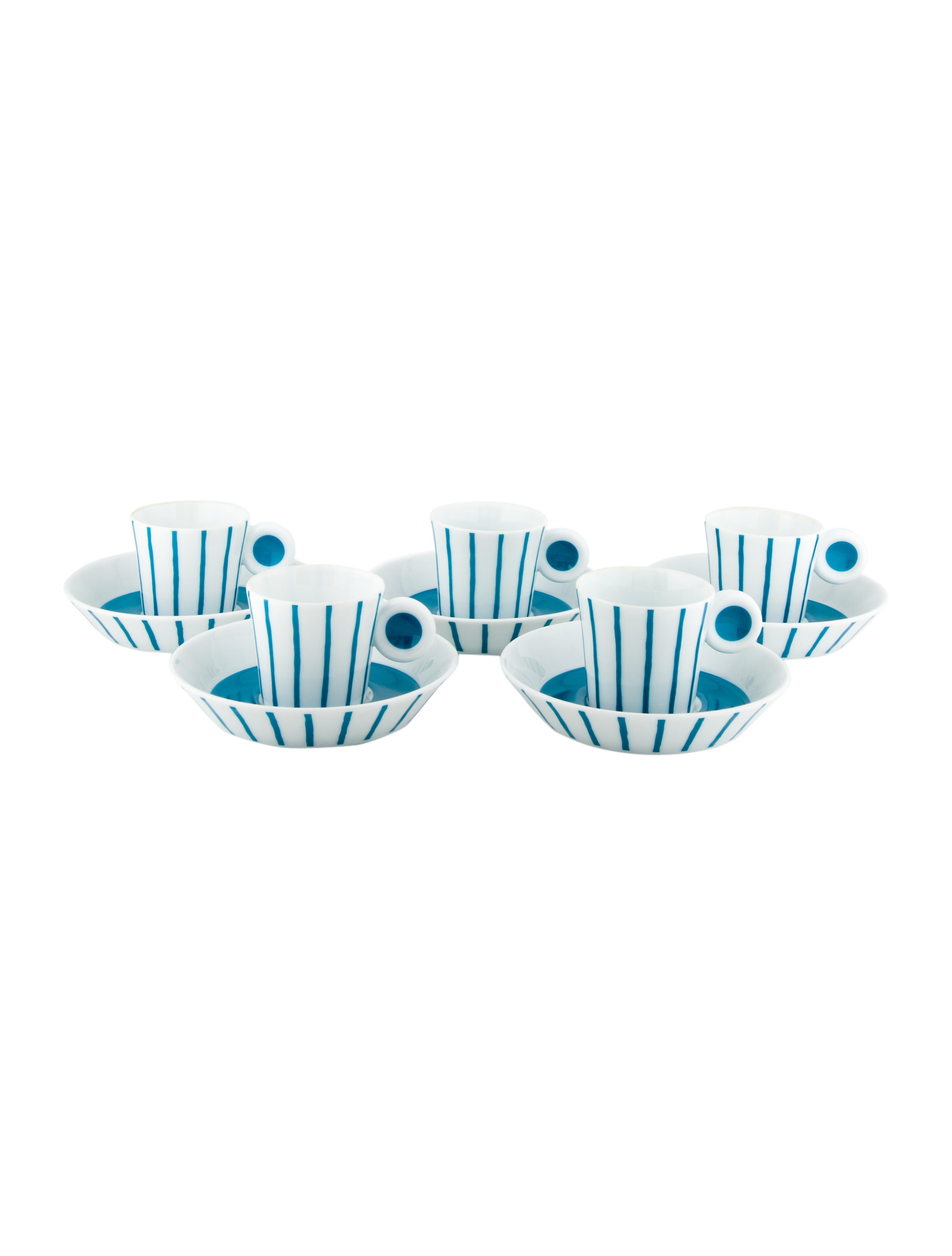 Bernardaud 10-Piece Heredia Demitasse Set