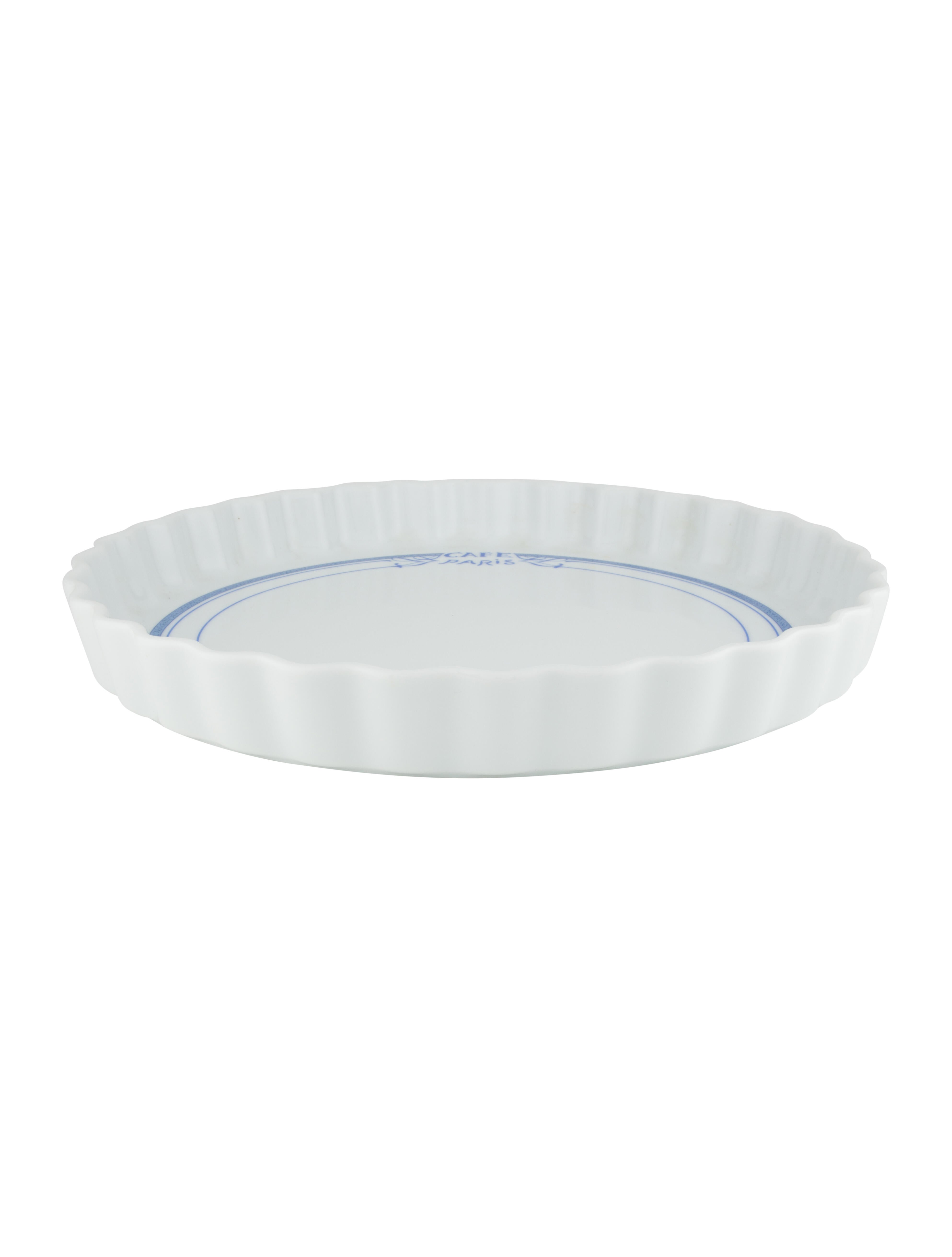 Bernardaud Café Paris Quiche Pan