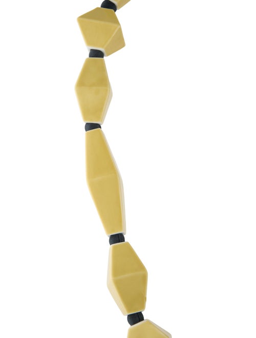 Bernardaud x Iris Apfel Ceramic Perles Jaune Long Necklace