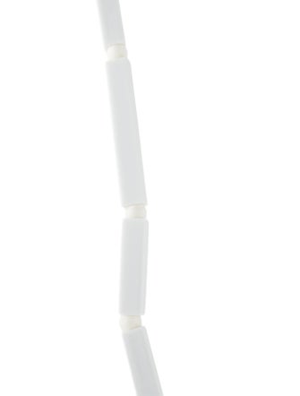 Bernardaud x Iris Apfel Ceramic Tube Blanc Sautoir Necklace
