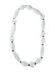 Bernardaud x Iris Apfel Ceramic Perles Blanc Sautoir Necklace