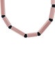 Bernardaud x Iris Apfel Porcelain Tube Rose Long Necklace