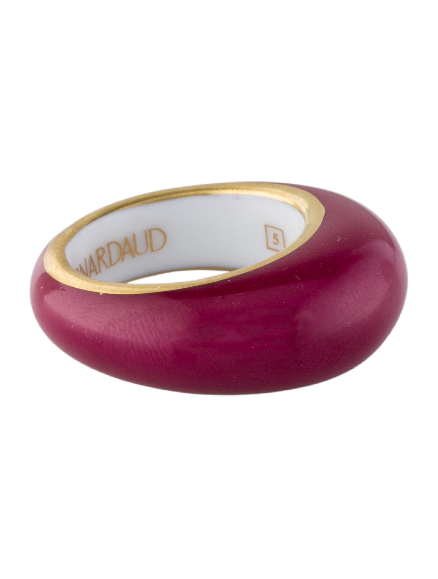 Bernardaud Porcelain Band Ring