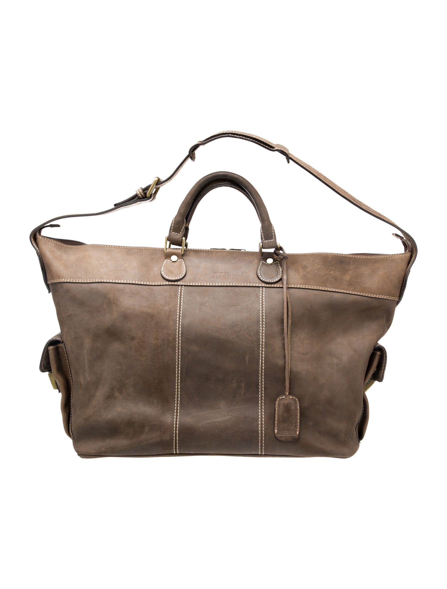 Billy Reid Soft Leather CarryOn Brown CarryOns, Luggage BDR26985 The RealReal