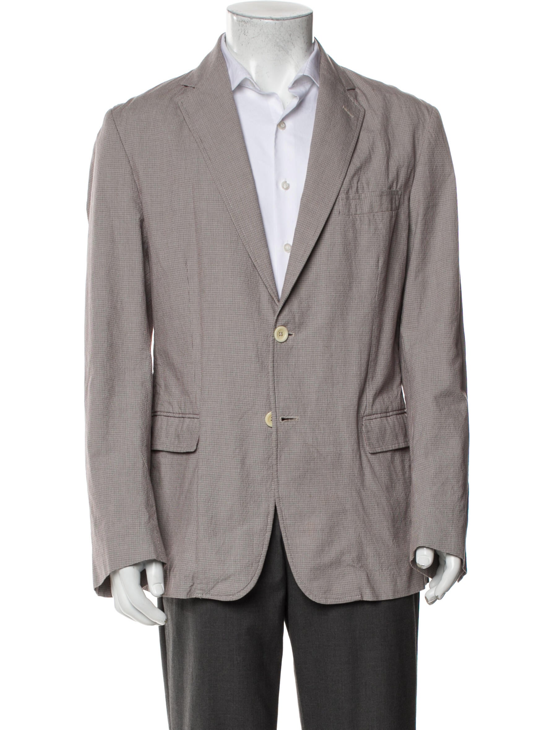 Billy Reid Plaid Print Suit