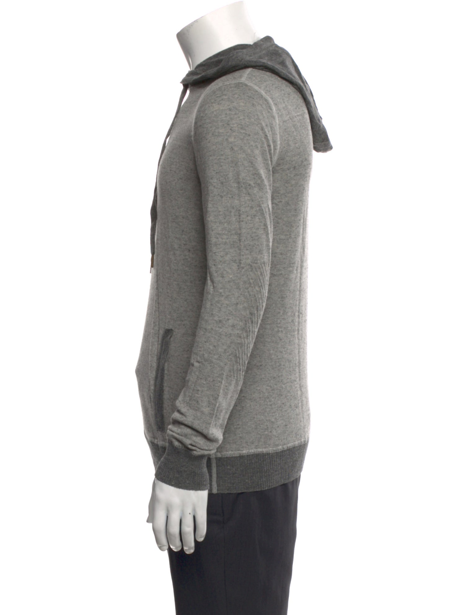 Billy Reid Colorblock Pattern Crew Neck Hoodie