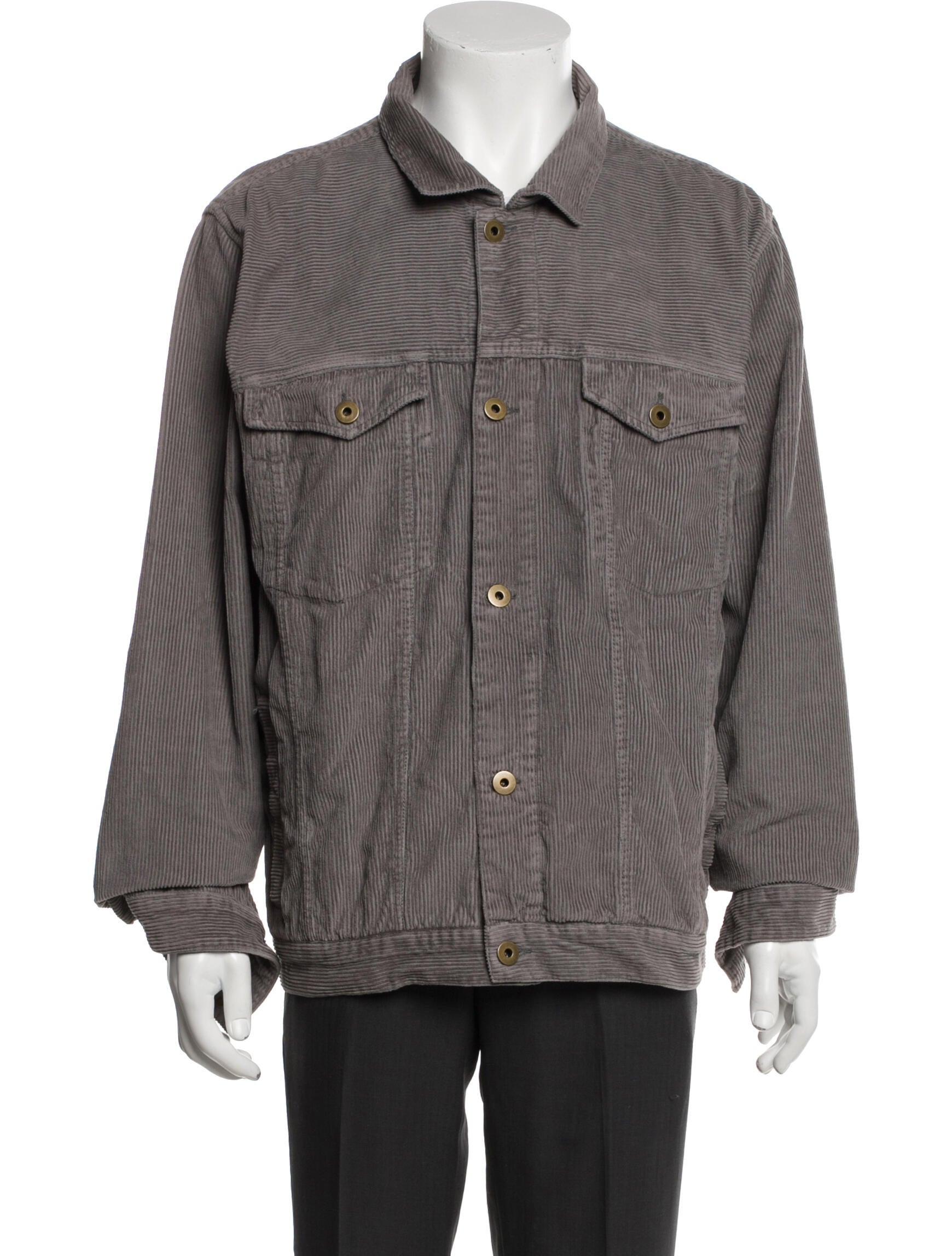 Billy Reid Striped Trucker Jacket