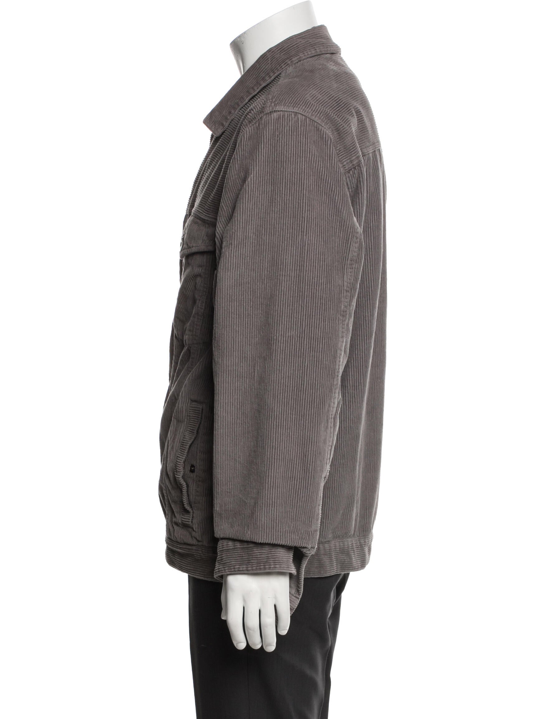 Billy Reid Striped Trucker Jacket